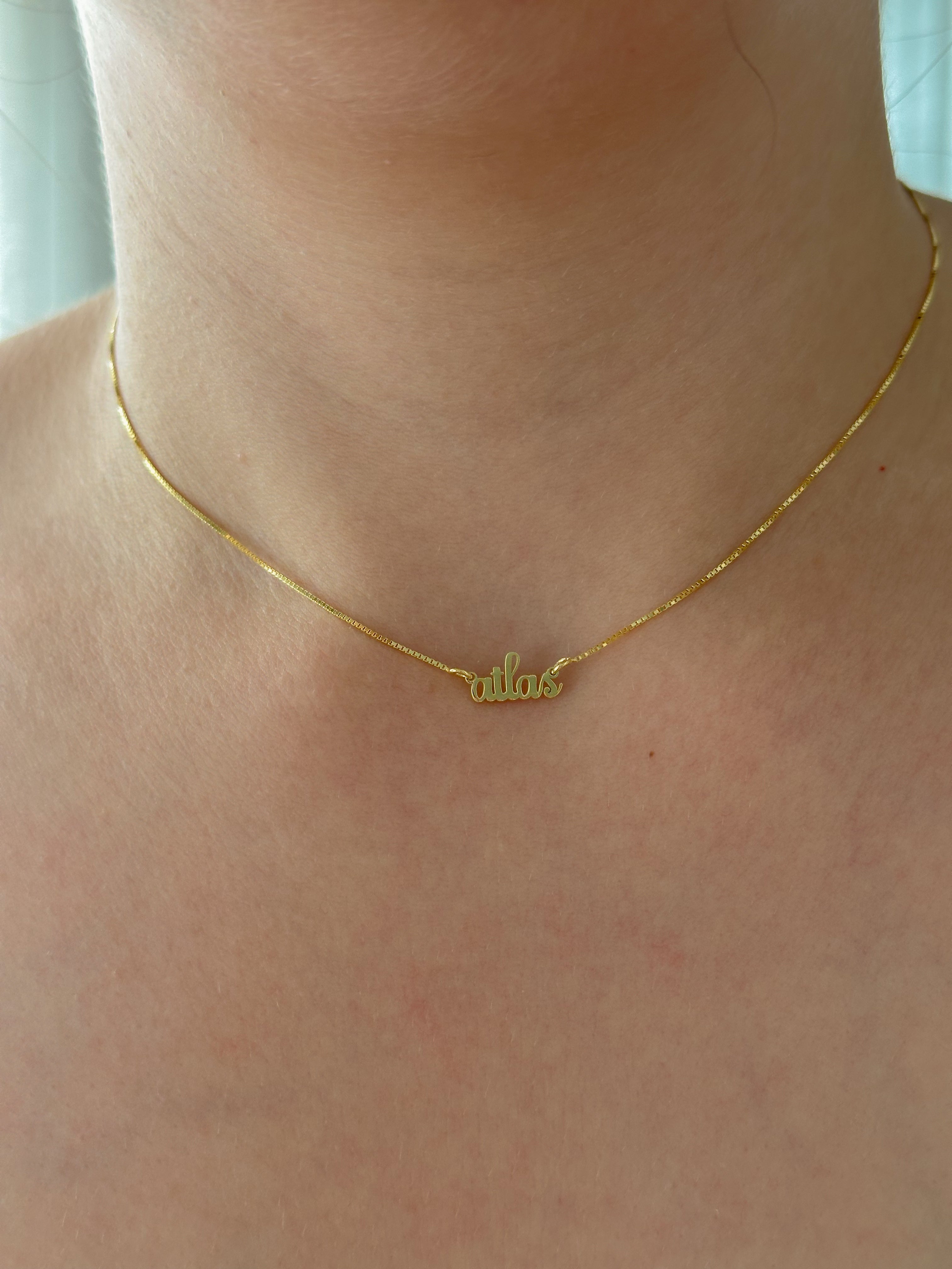 925 | Minimal İsim Kolye