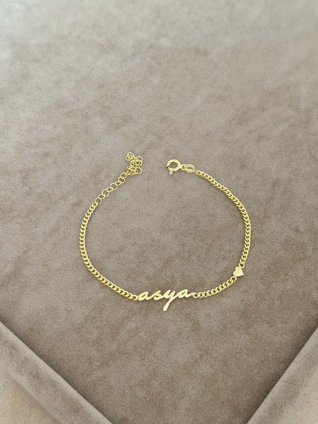 925 | Gurmet Zincirde Minimal İsim Bileklik