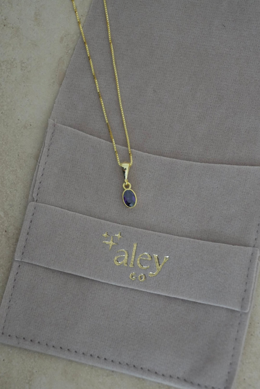 925 | Doğum Ayı Taşı Kolye