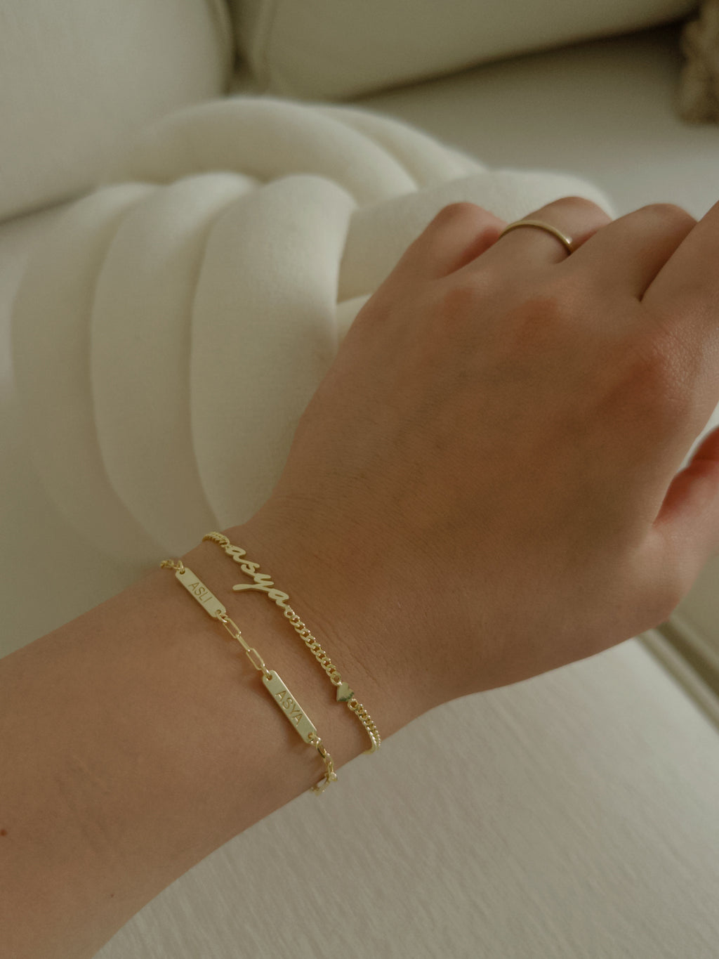 925 | Minimal Plakalı İsim Bileklik