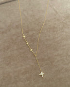 925 | Asansörlü Kuzey Yıldızı Kolye