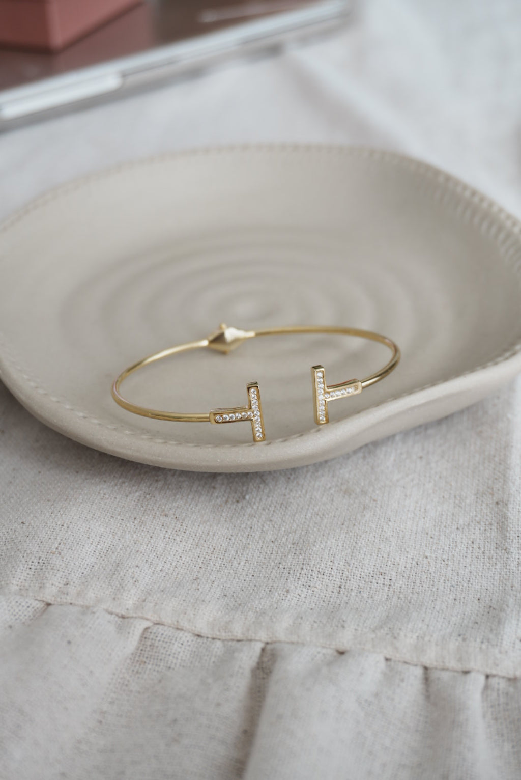 925 | Taşlı T Kelepçe