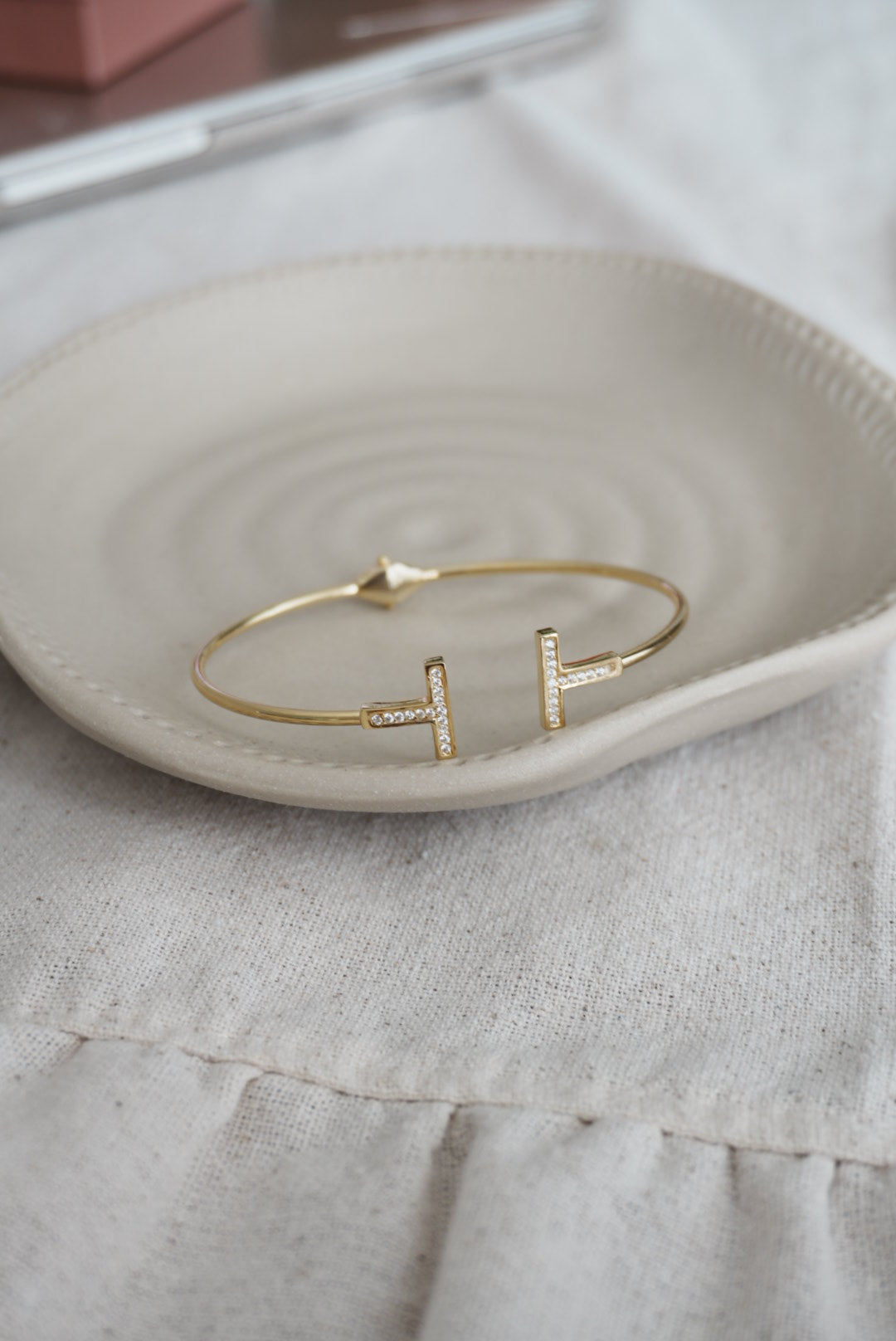 925 | Taşlı T Kelepçe