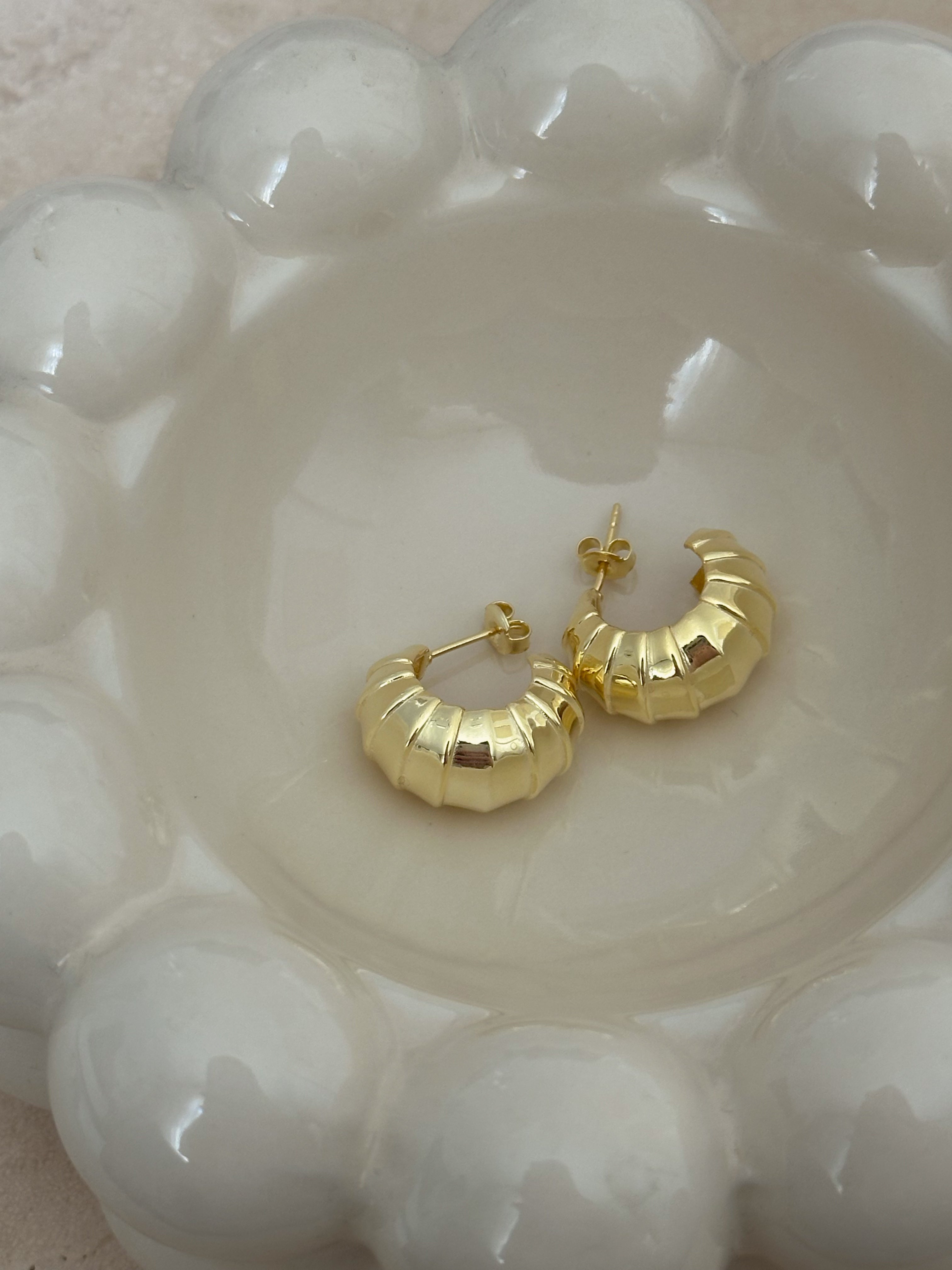 925 | Lined Bombe Küpe