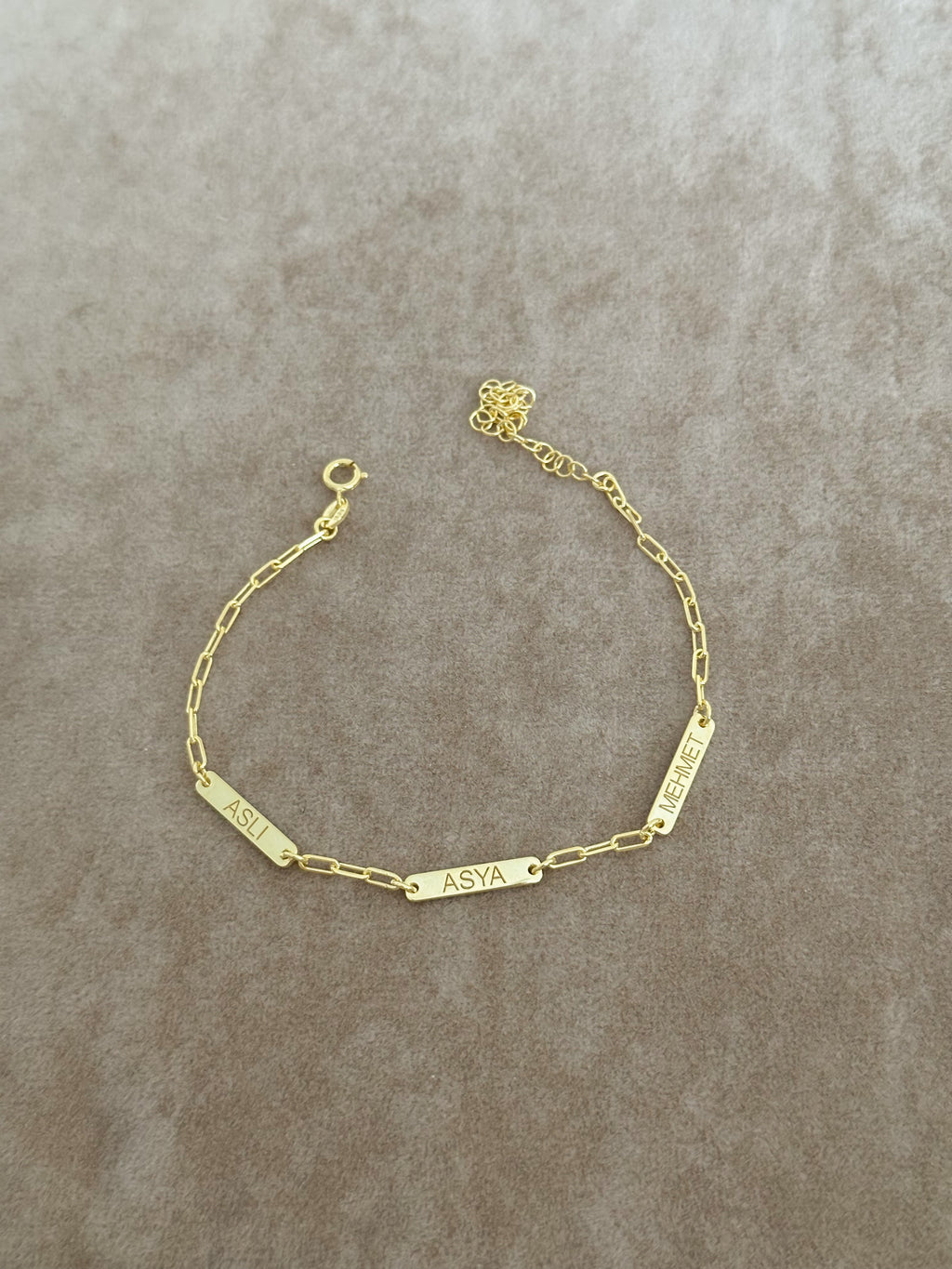 925 | Minimal Plakalı İsim Bileklik