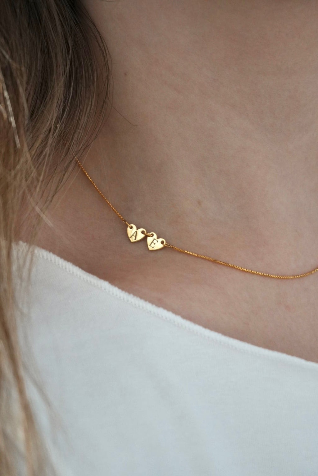 925 | Minimal Kalpli Harf Kolye