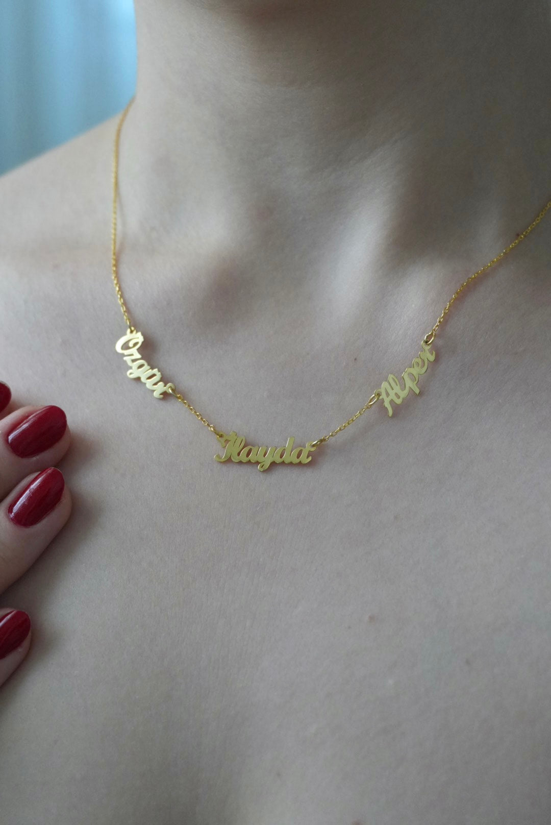 925 | 3 İsimli Kolye