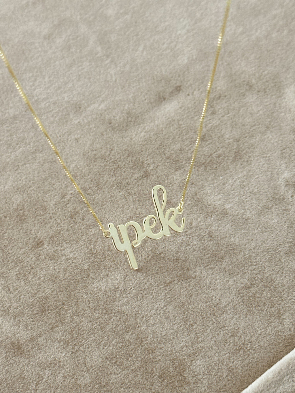 925 | Büyük Boy İsim Kolye