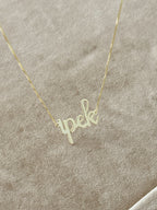 925 | Büyük Boy İsim Kolye