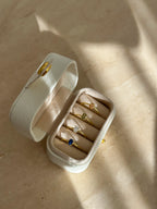 925 | Mini Oval Taşlı Serçe Parmak Yüzüğü