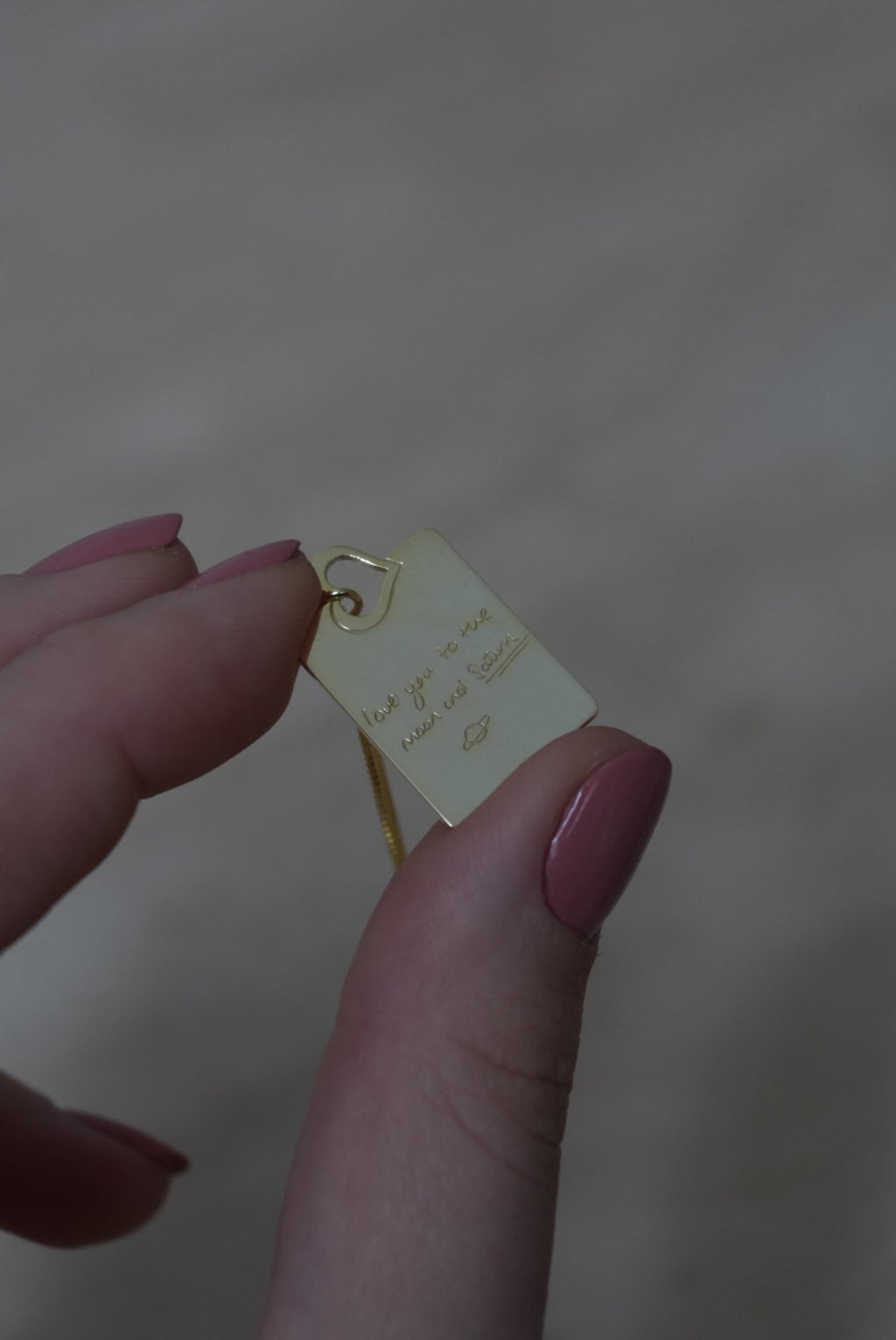 925 | İstediğini Yazdır/Çizdir Kalpli Plaka Kolye