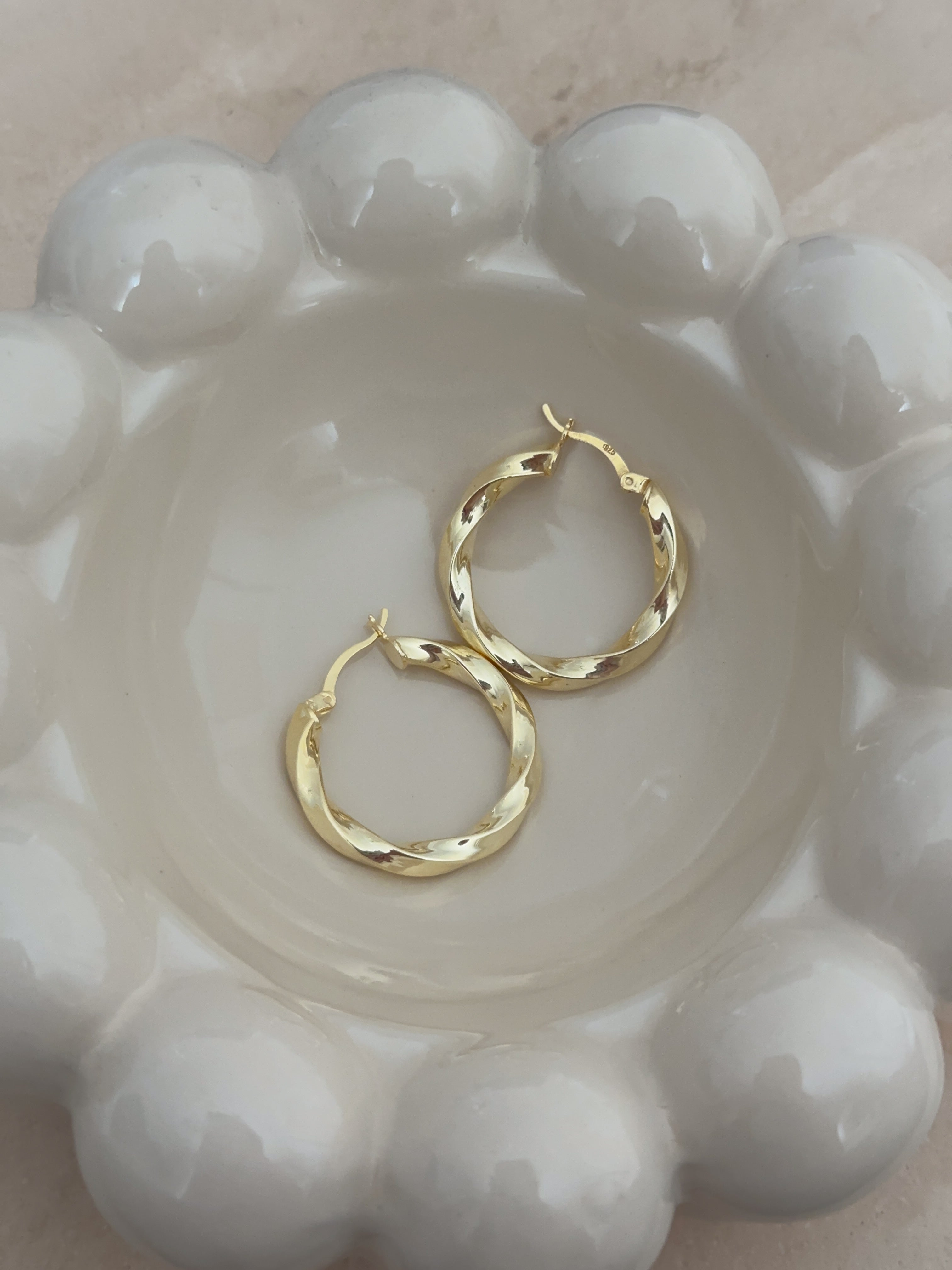 925 | Burgu Basic Halka Küpe