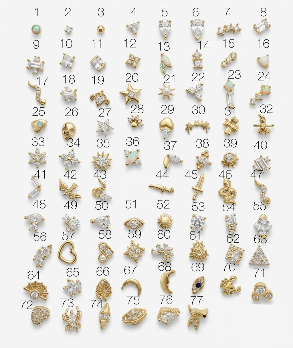 925 | Piercing Çeşitleri