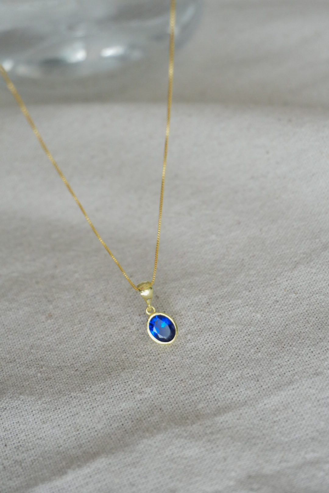 925 | Büyük Boy Doğum Ayı Taşı Kolye