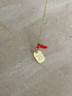 925 | Minimal Plaka Harf Kolye