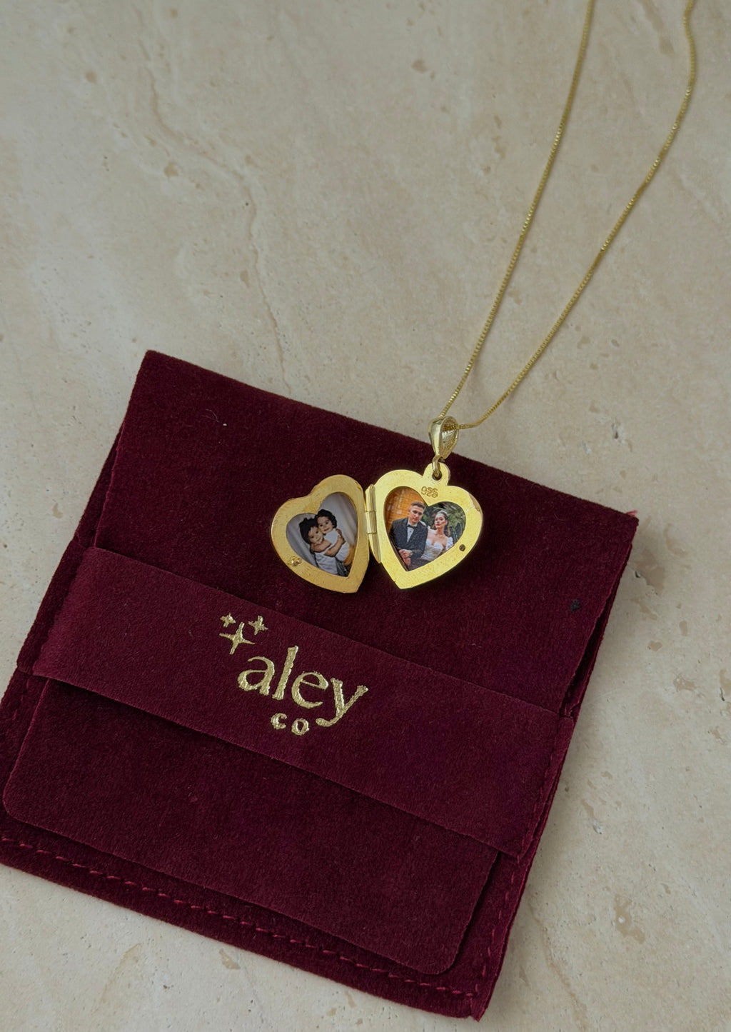 925 | Kalp Kapaklı Fotoğraf Kolye
