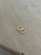 925 | 3 Taşlı Minimal Küpe