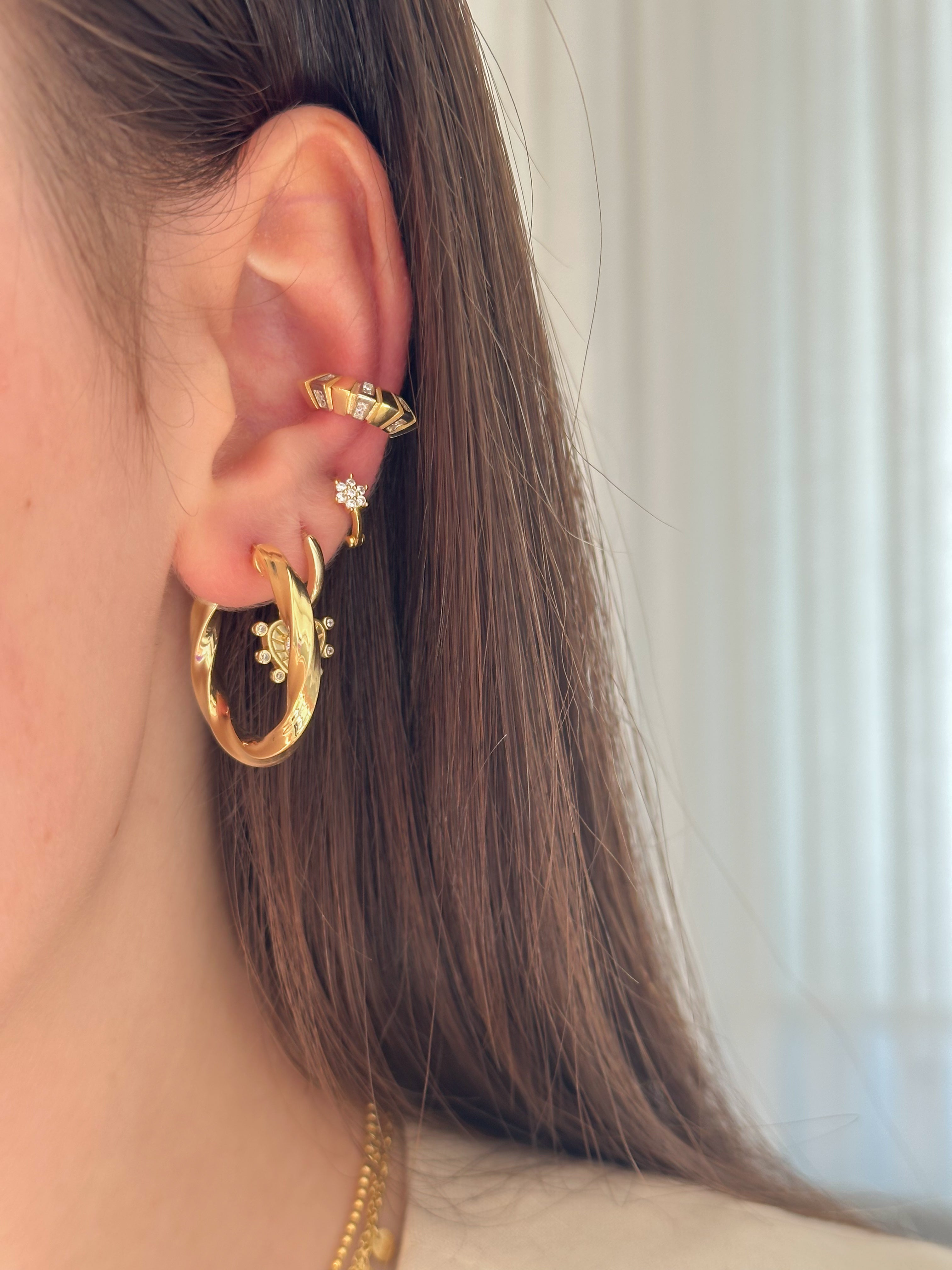 925 | Burgu Basic Halka Küpe