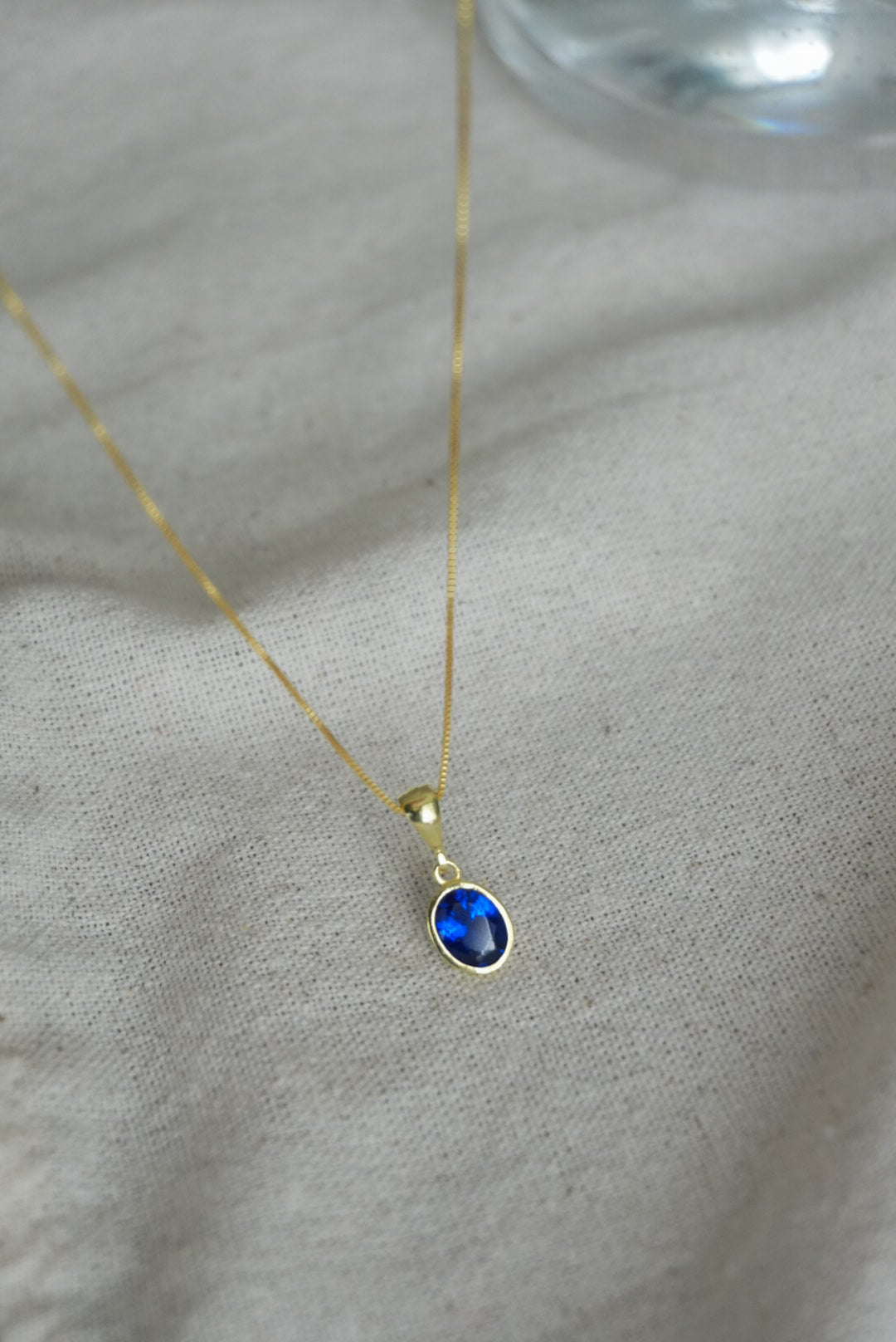 925 | Büyük Boy Doğum Ayı Taşı Kolye