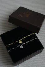 925 | Plaka Harfli Bileklik