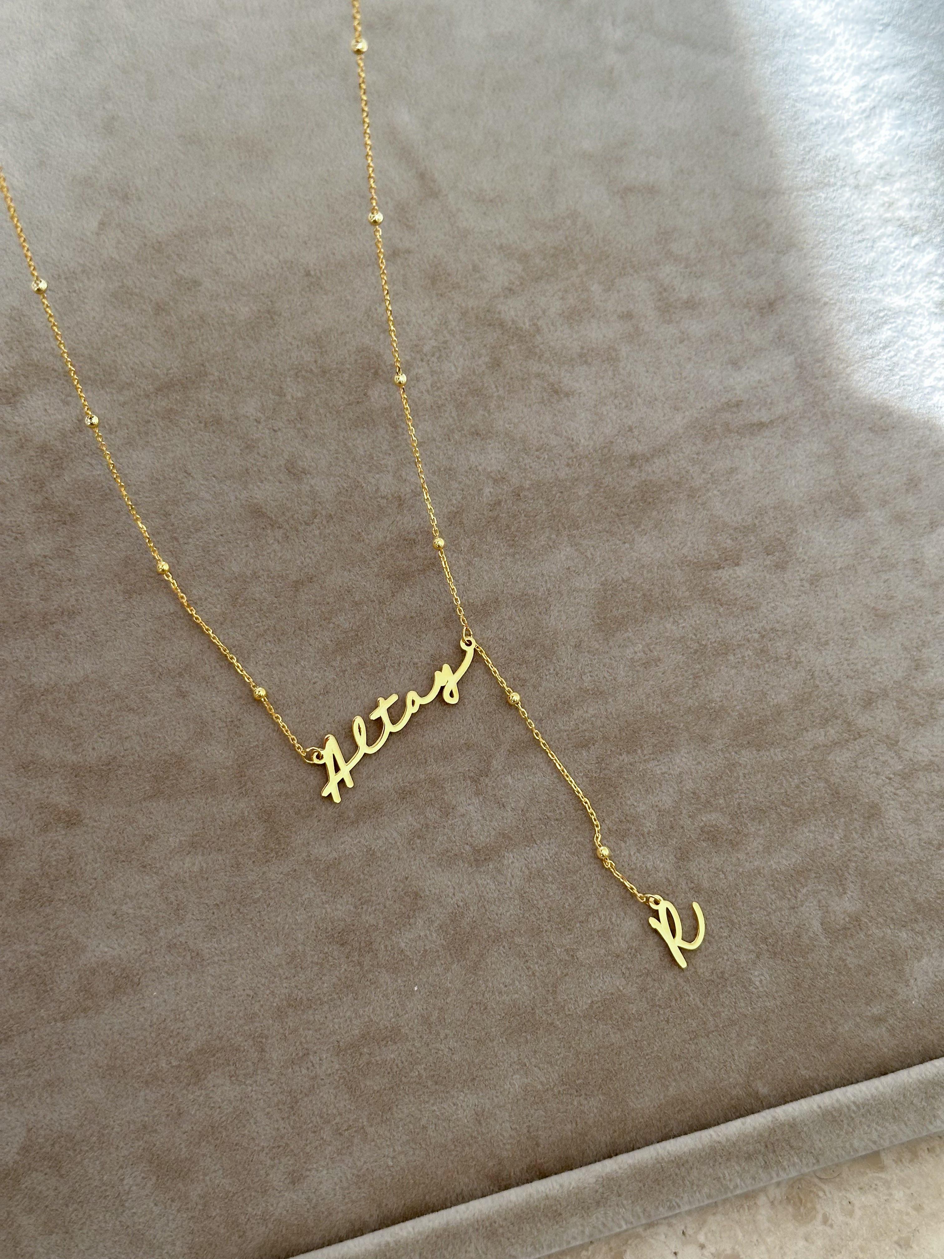 925 | Dorika Harfli İsim Kolye