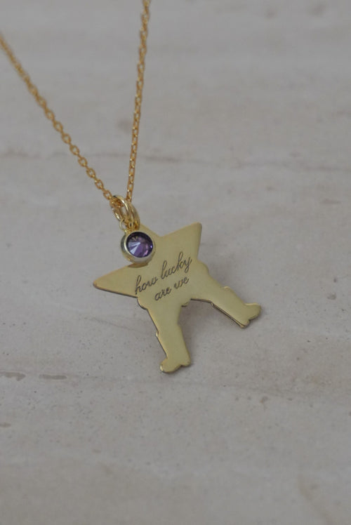 925 | “Yıldızına Yaz” Doğum Ayı Taşlı Kolye