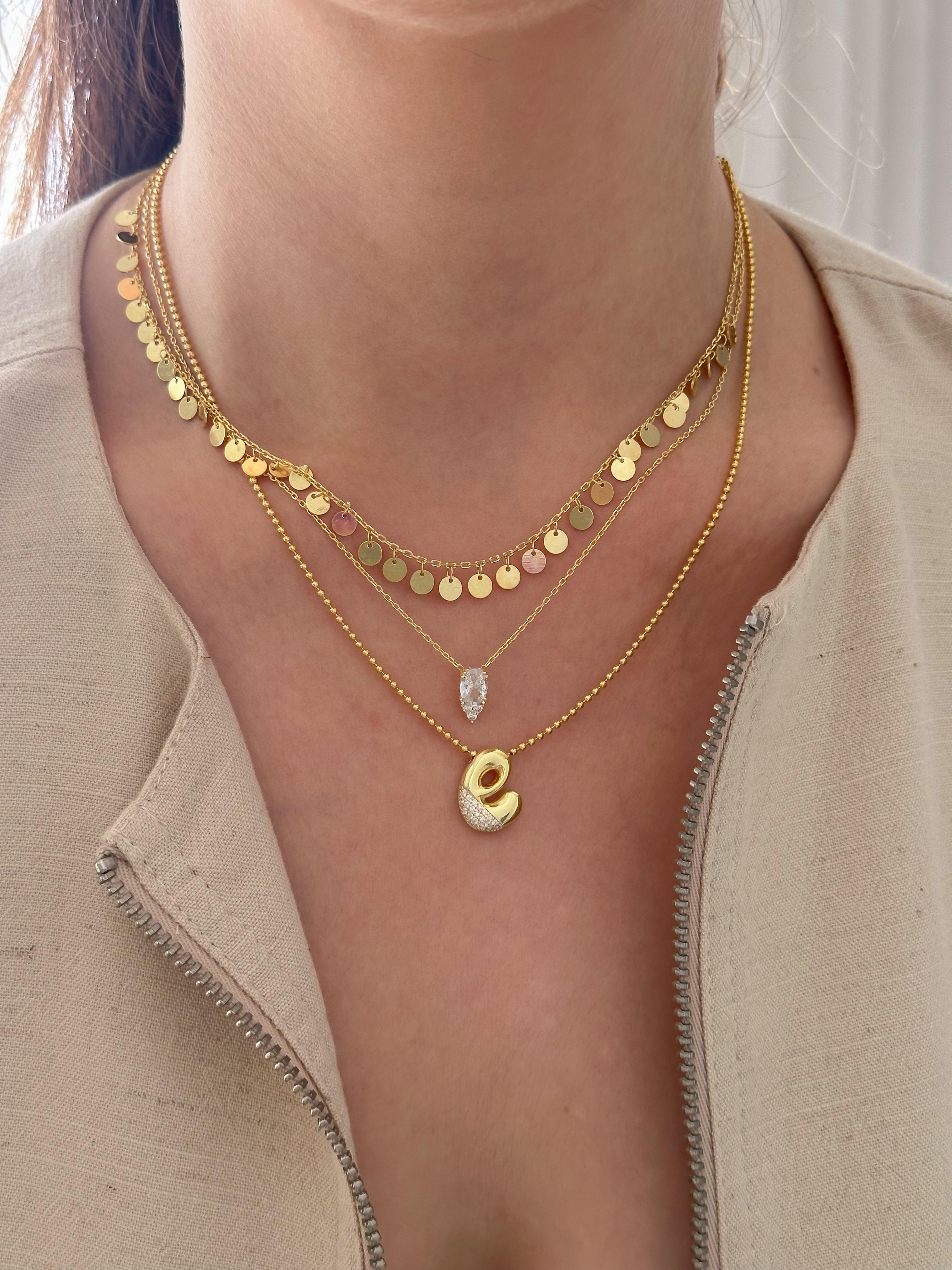 925 | Damla Taşlı Kolye