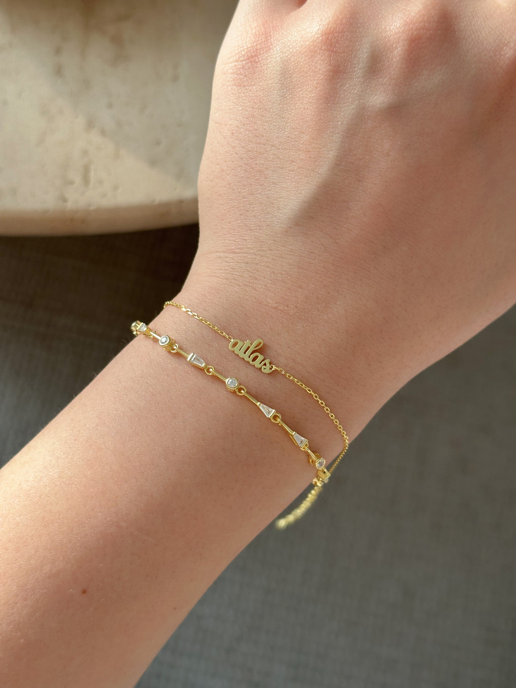 925 | Minimal İsim Bileklik