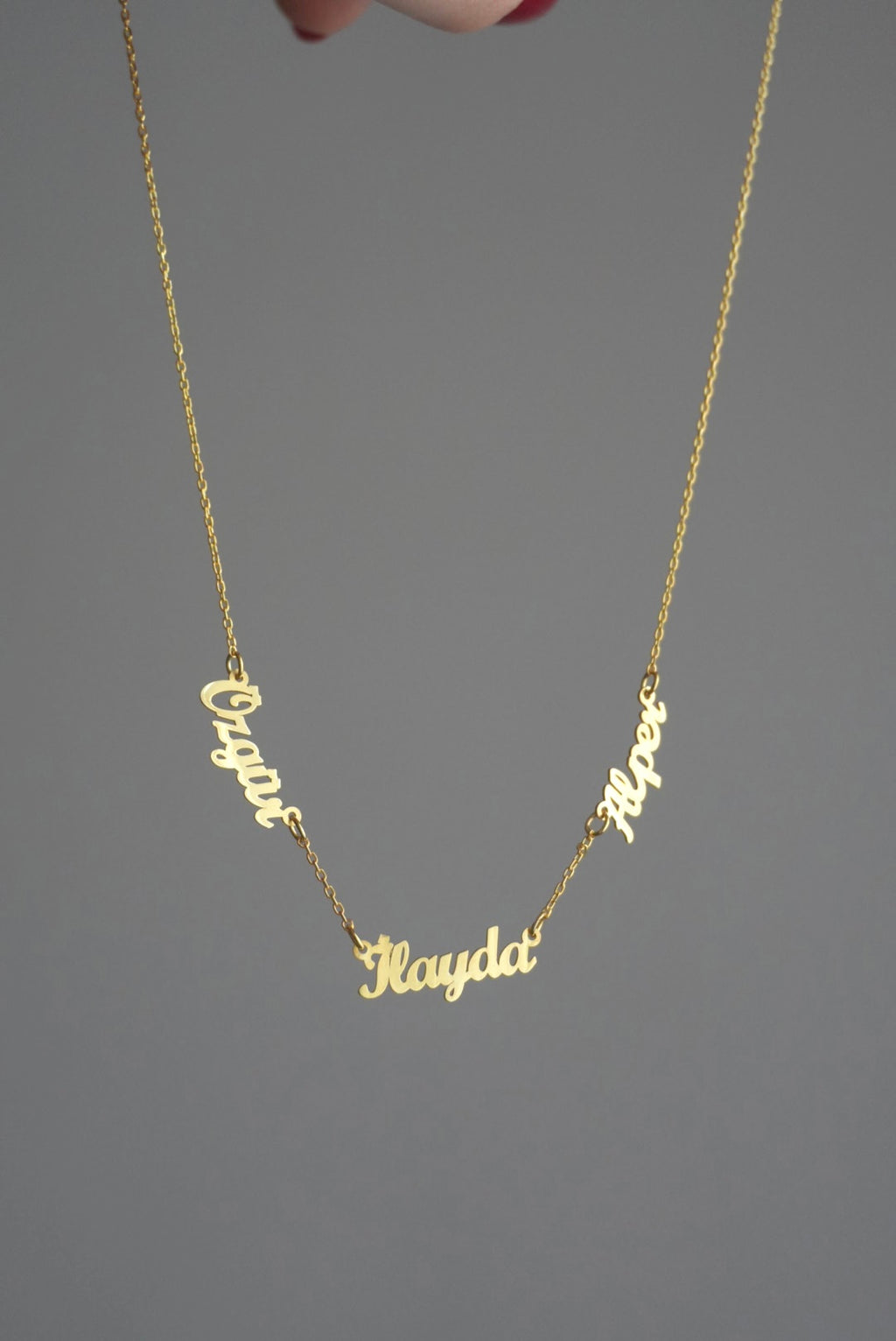 925 | 3 İsimli Kolye