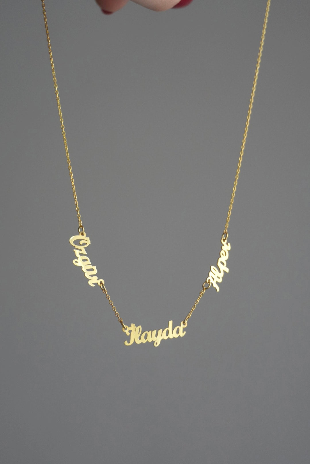 925 | 3 İsimli Kolye