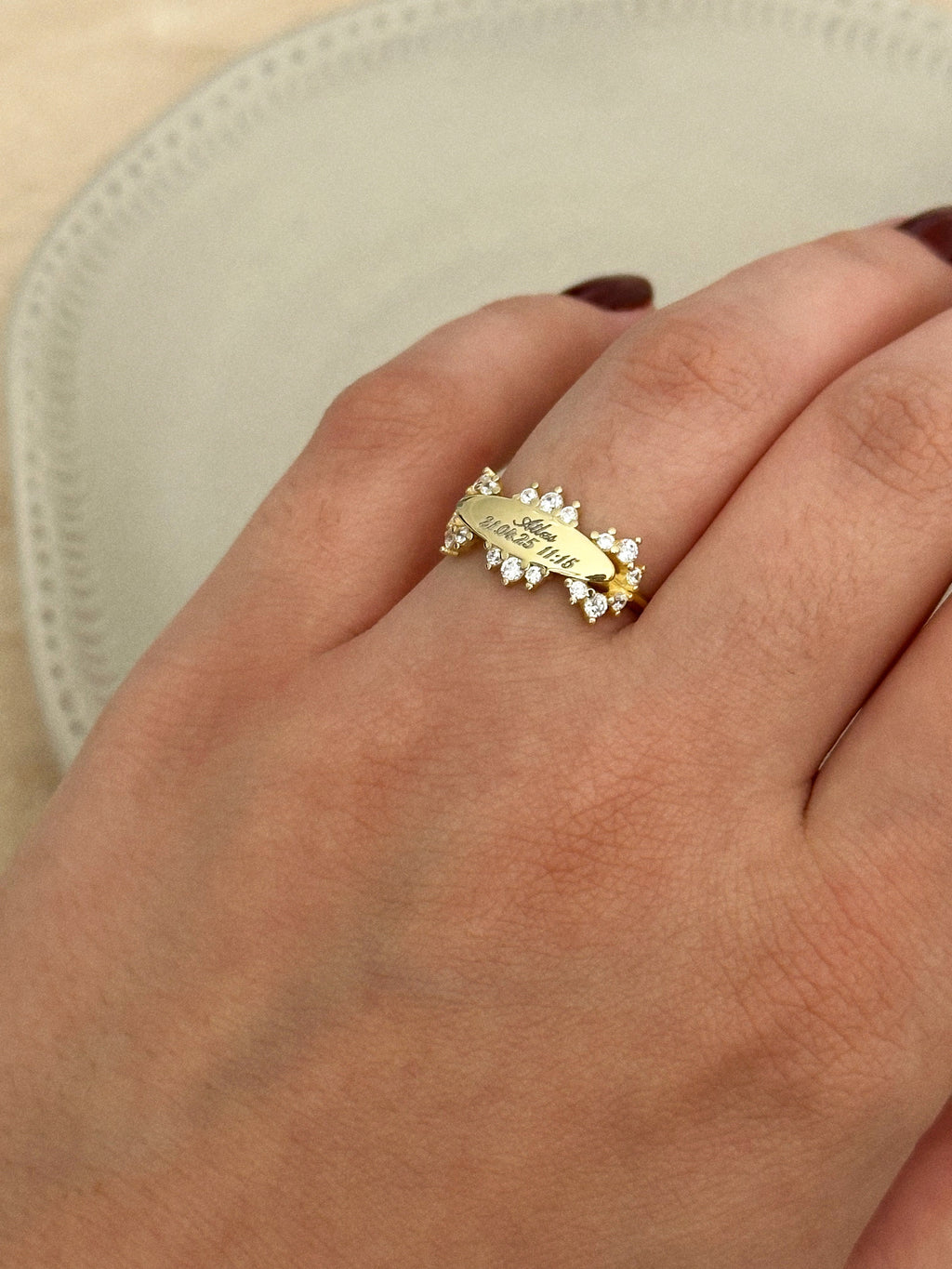 925 | Taşlı Anı Yüzük