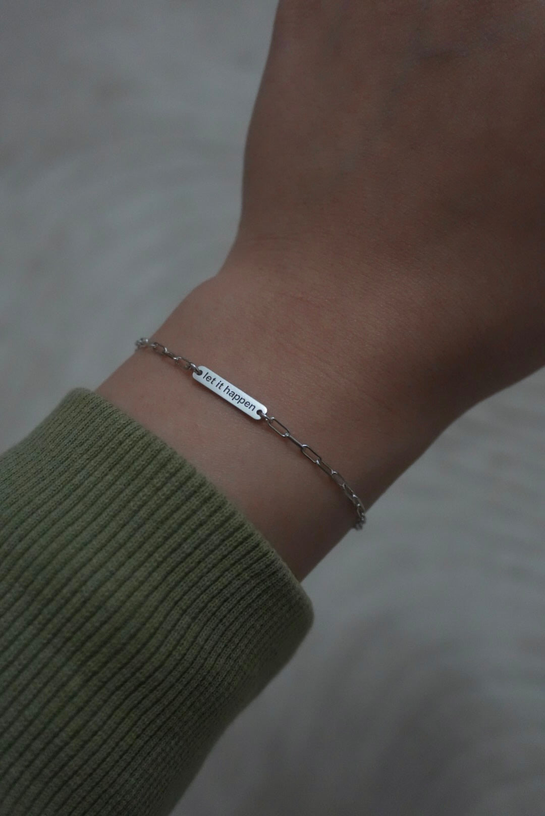 925 | Minimal Plakalı İsim Bileklik