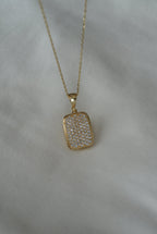 925 | Taşlı Kapaklı Kolye