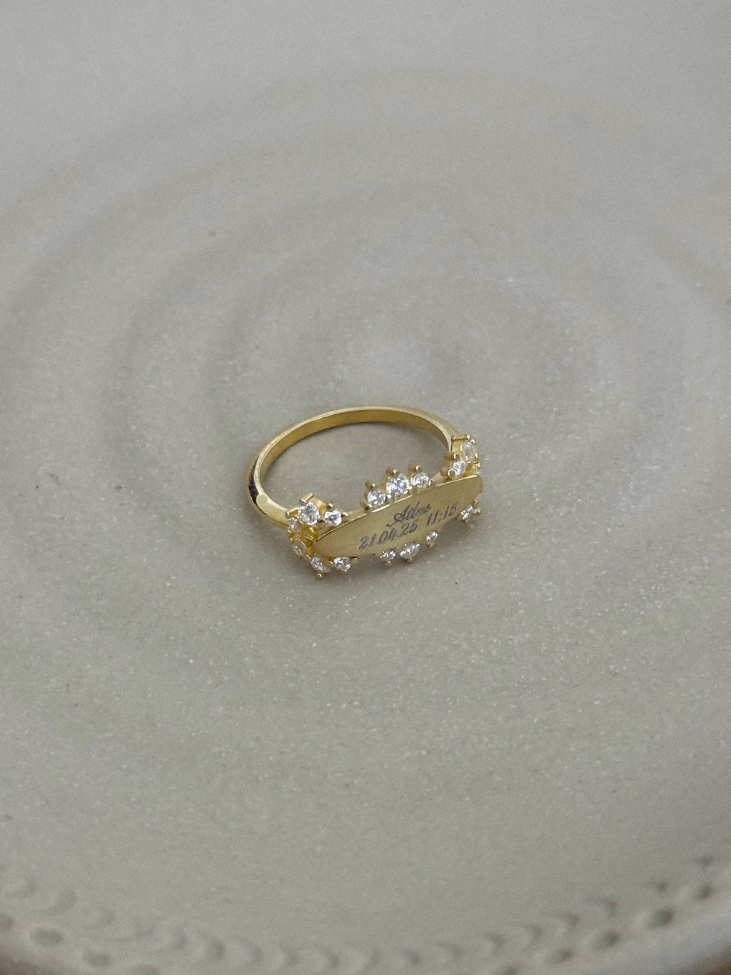 925 | Taşlı Anı Yüzük