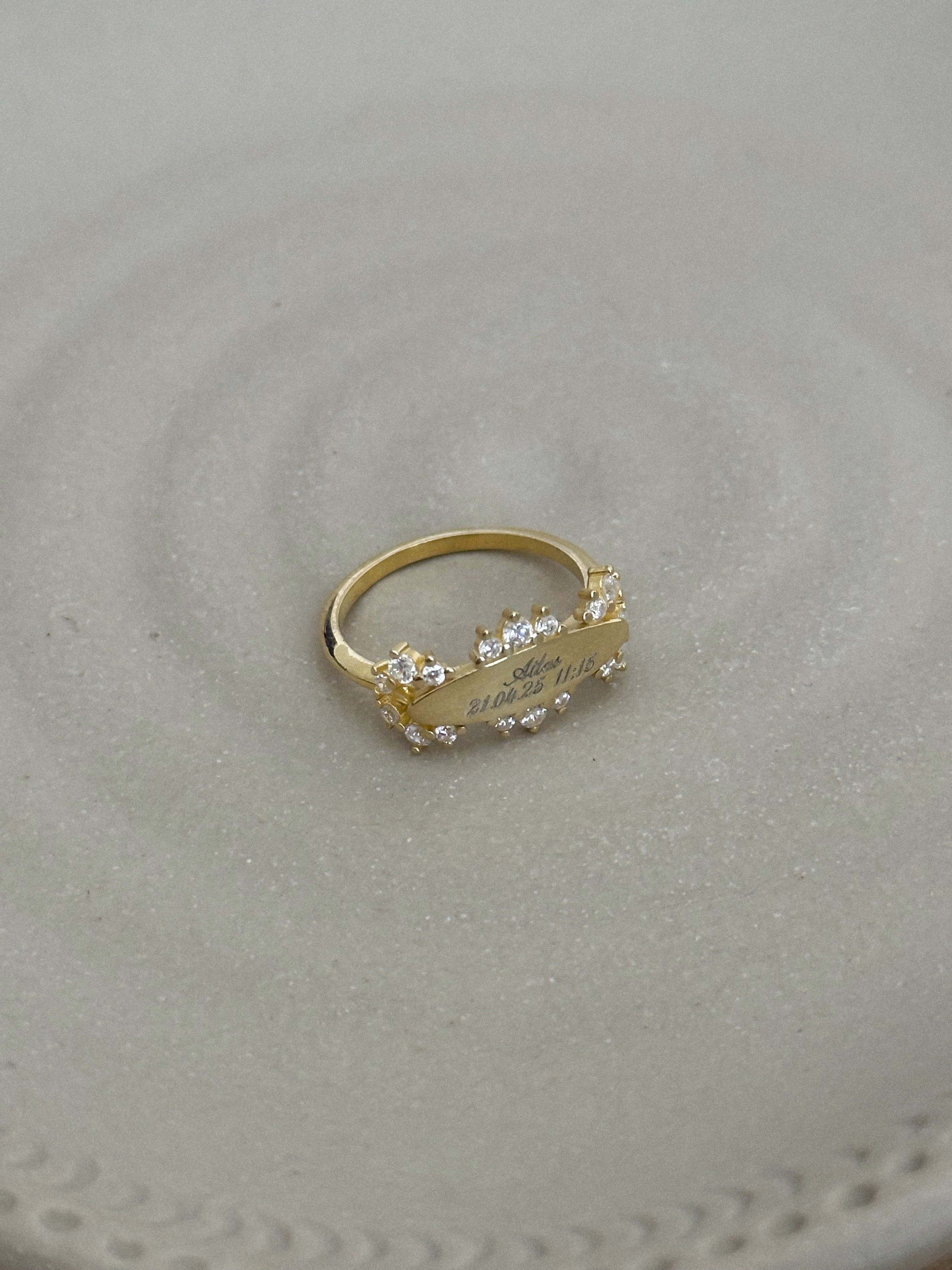 925 | Taşlı Anı Yüzük