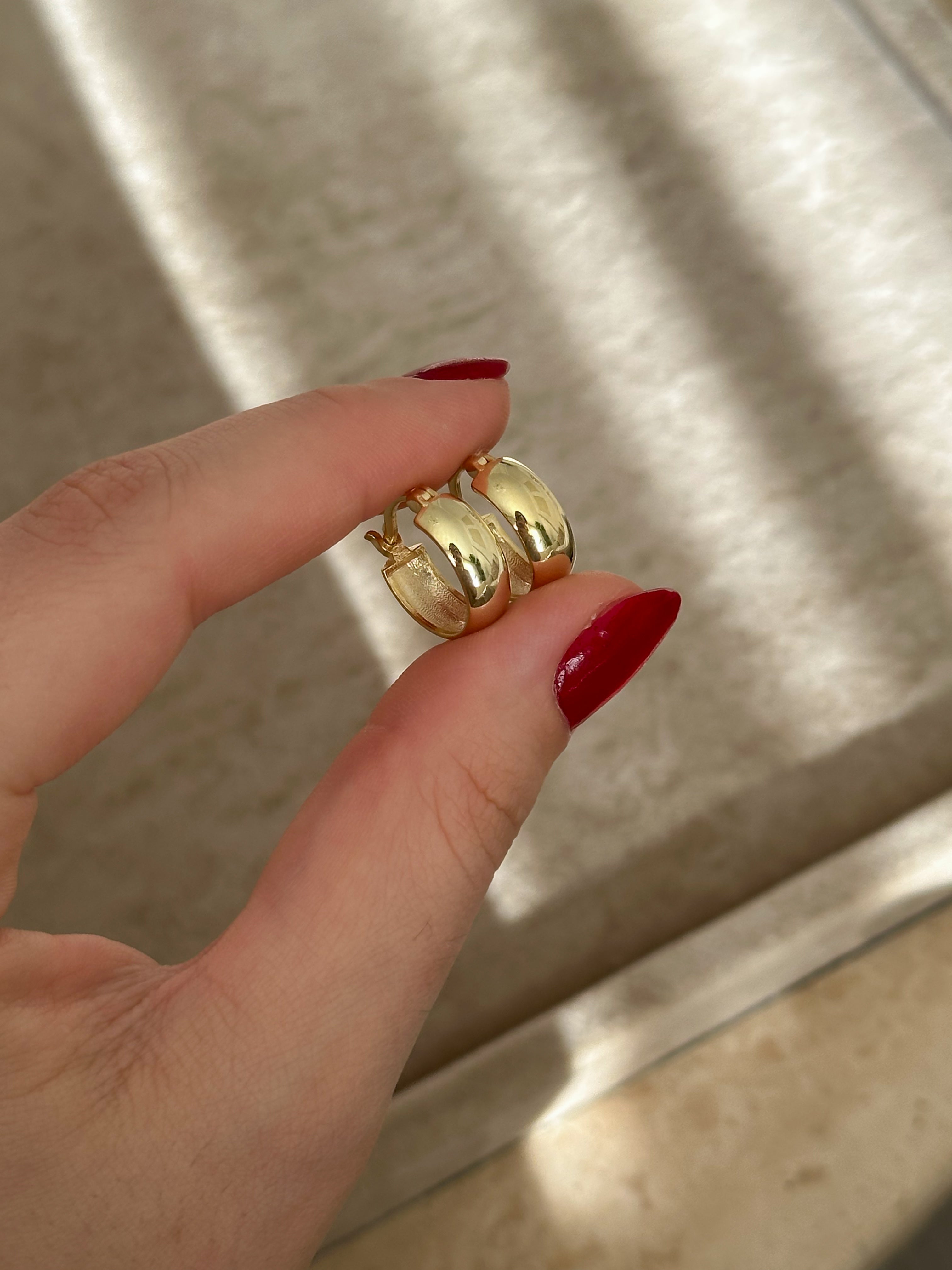 925 | Basic Geniş Halka Küpe