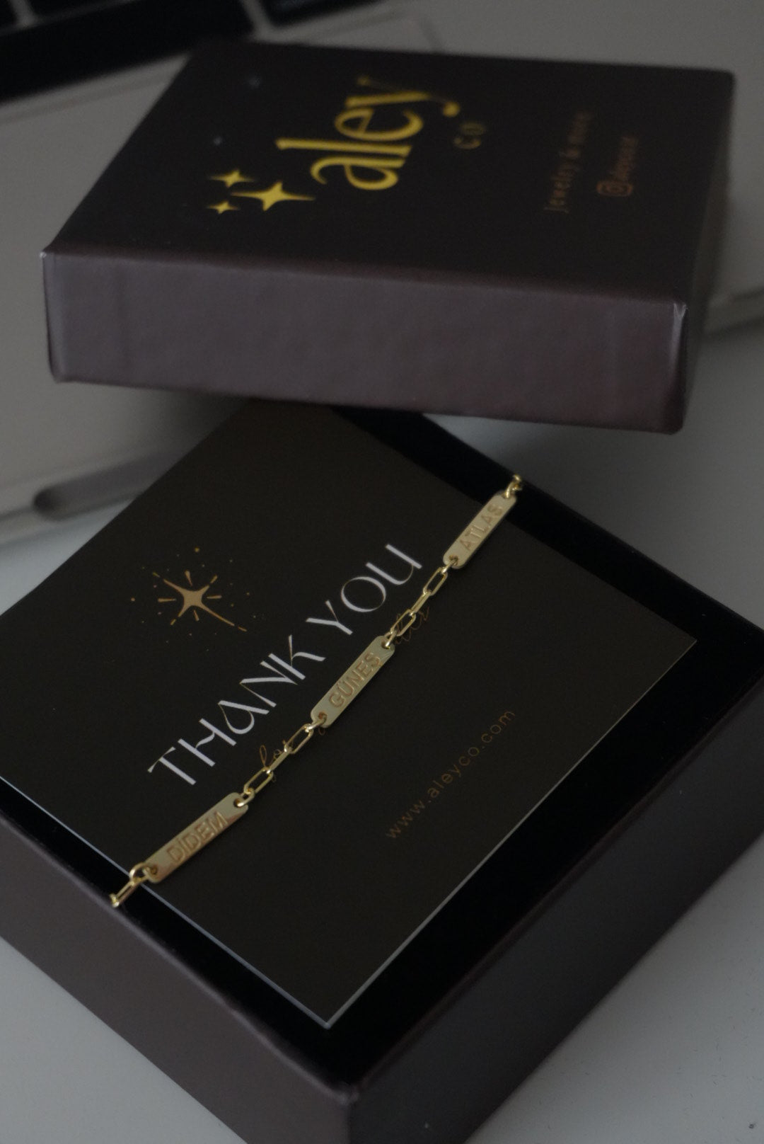 925 | Minimal Plakalı İsim Bileklik