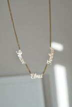 925 | Üç İsimli Kolye - Gurmet Zincir