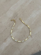 925 | Taşlı Mix Plaka Bileklik