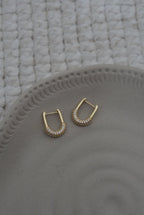 925 | Ucu Taşlı Çengel Küpe