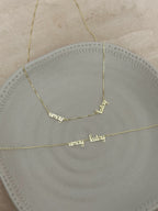 925 | Minimal İsim Kolye