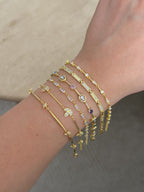 925 | Taşlı Mix Plaka Bileklik