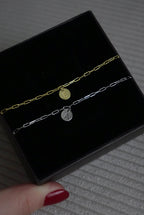 925 | Plaka Harfli Bileklik