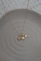 925 | Yıldız & Güneş & Hamsa Charm Kolye