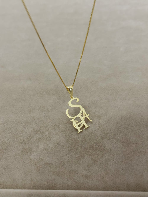 925 | 3 Harfli Birleşim Kolye