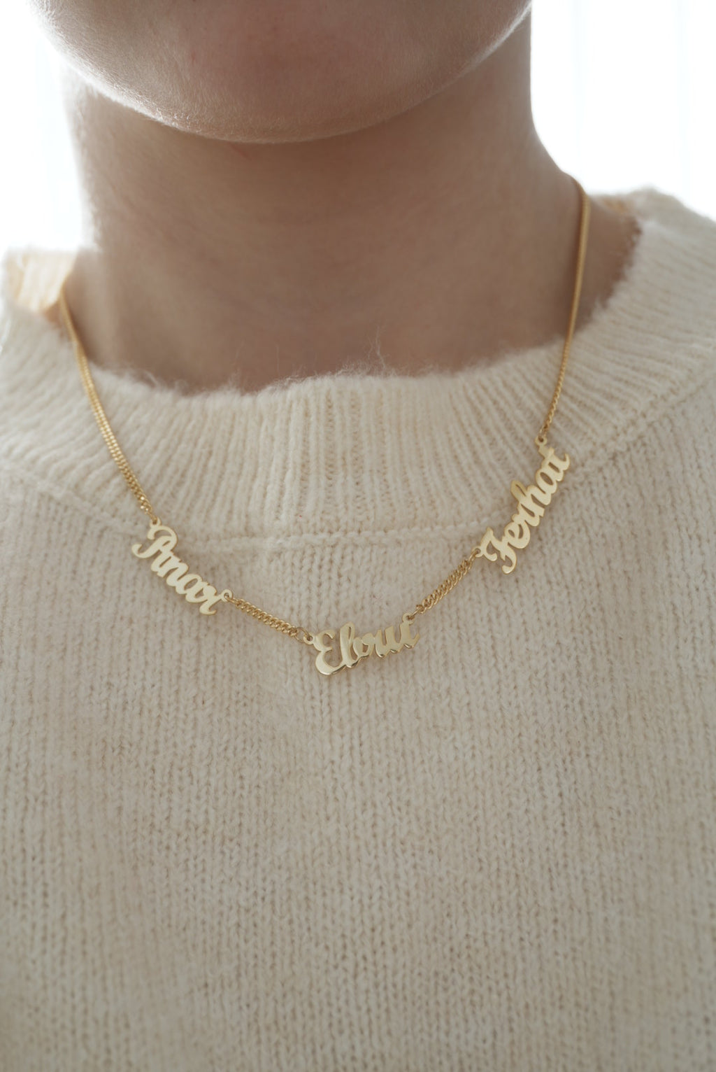 925 | Üç İsimli Kolye - Gurmet Zincir