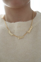 925 | Üç İsimli Kolye - Gurmet Zincir