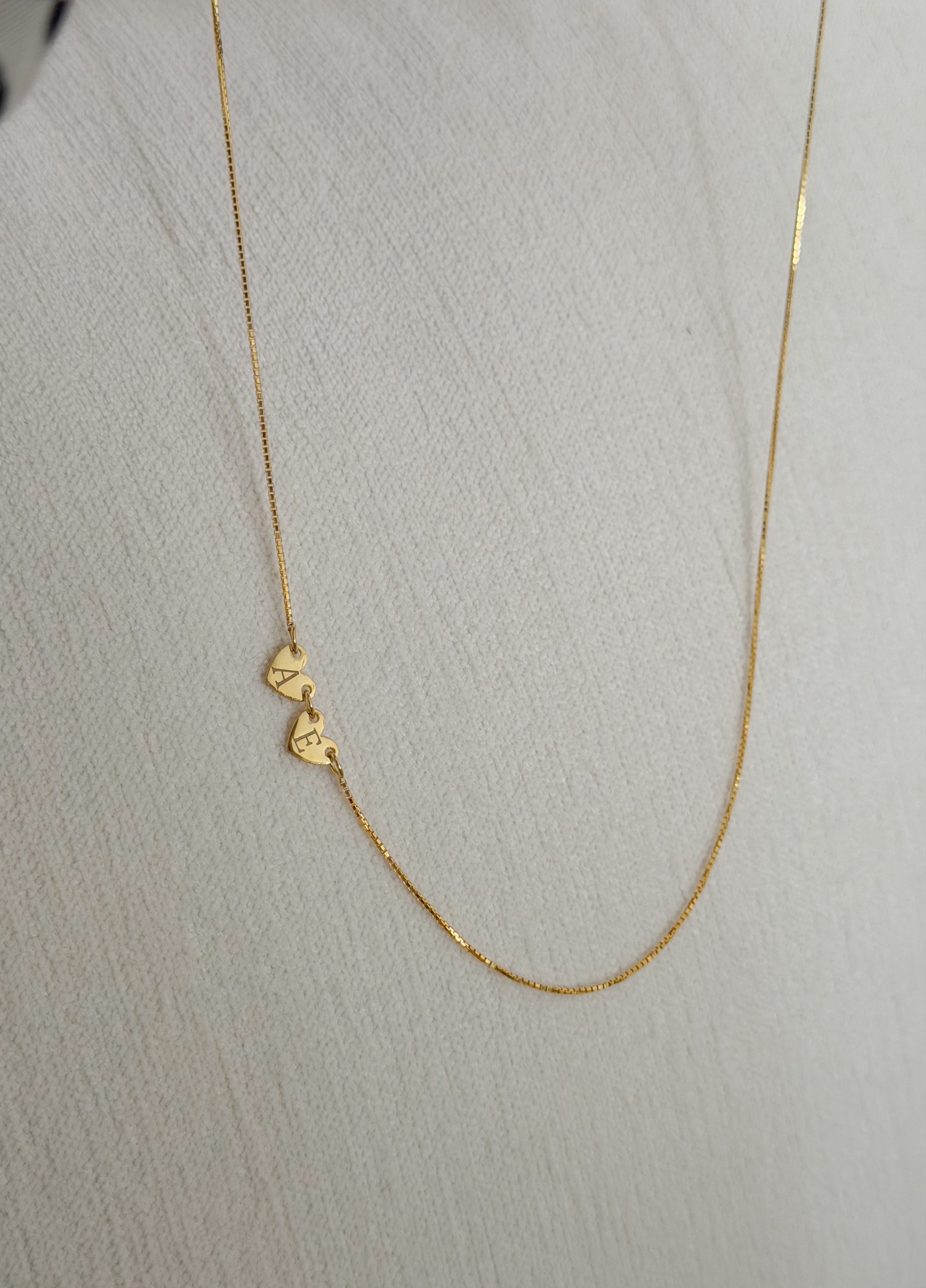 925 | Minimal Kalpli Harf Kolye