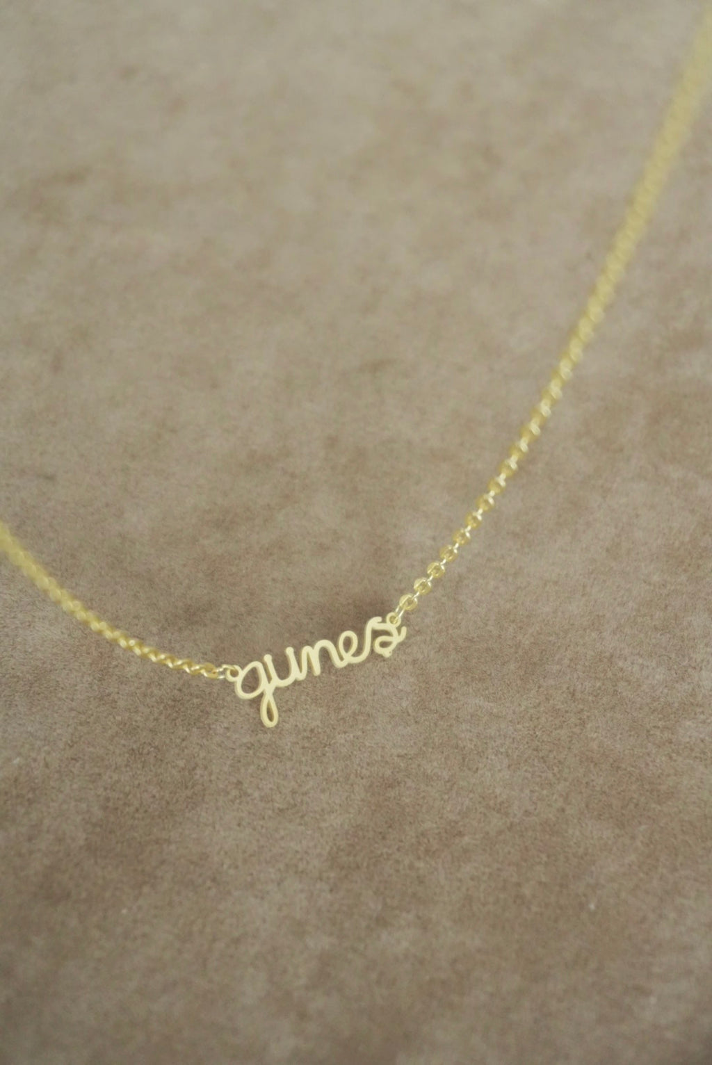 925 | Aynalı Zincirde Minimal İsim Kolye