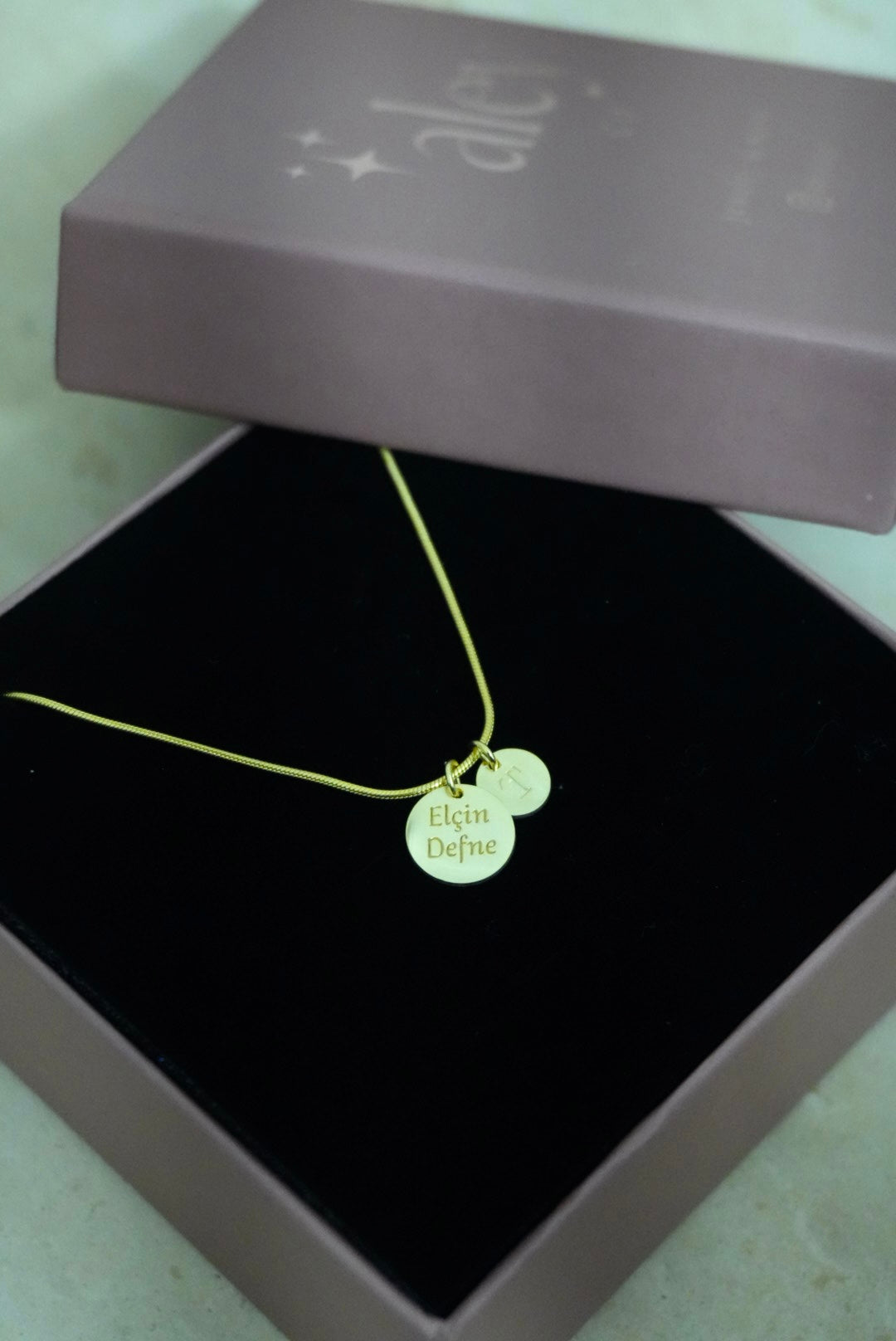 925 | Minimal Plakalı İsim Kolye